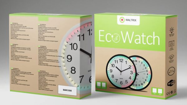 EcoWatch Julia (Ø 25 cm, musta, 12h) - Image 2