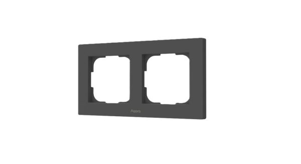 AQARA Switch Frame H2 harmaa 2-os.