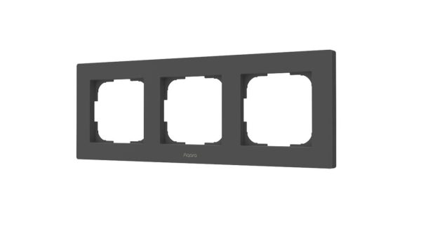 AQARA Switch Frame H2 harmaa 3-os.