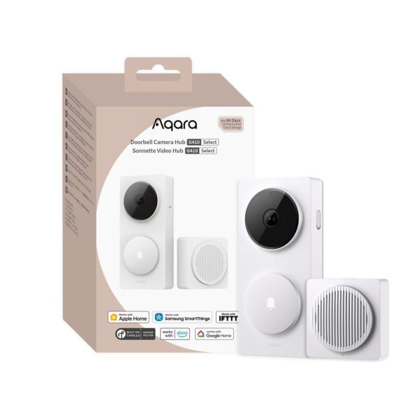 AQARA Smart Video Doorbell G410 valkoinen