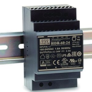 Mean Well 48V 60W DIN-teholähde