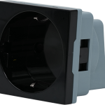 Shelly Wall Display Stand Socket musta
