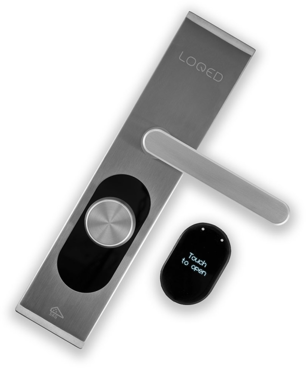 Shelly LOQED Touch Smart Lock Stainless Steel - Image 2