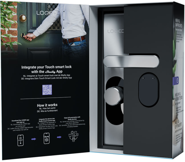 Shelly LOQED Touch Smart Lock Stainless Steel - Image 3