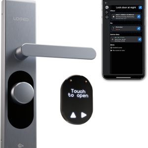 Shelly LOQED Touch Smart Lock Stainless Steel
