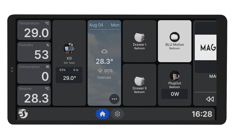 Shelly Wall Display X2i Black