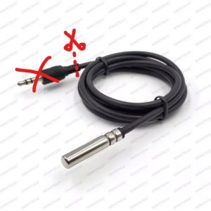 lämpösensori DS18B20 1,5m TPU-johdolla (lämmönkesto jopa 125°C asti)