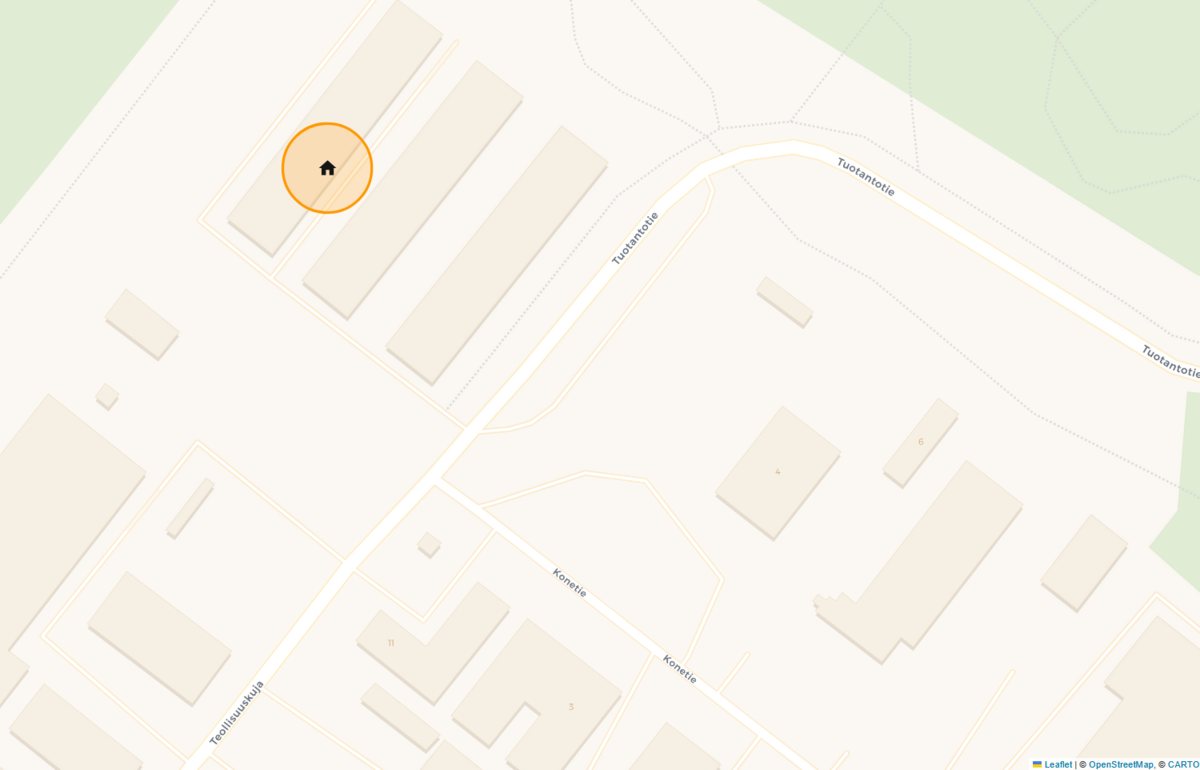 Karttakuva Nurkan takaa
