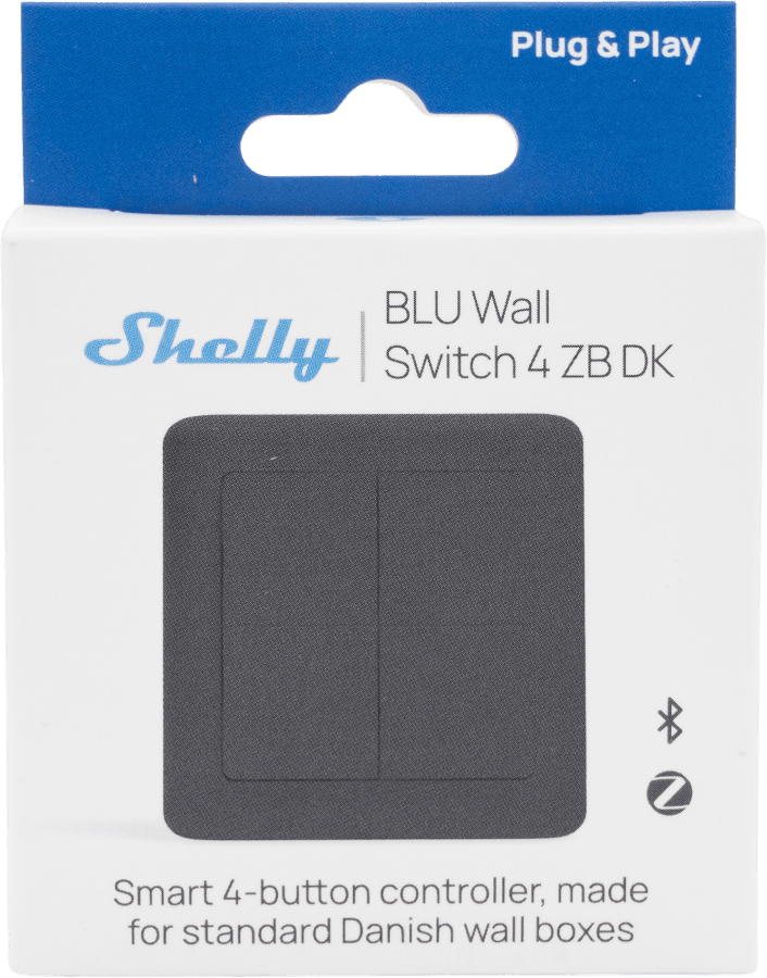 BLU Wall Switch 4 ZB DK tumma harmaa - Image 3