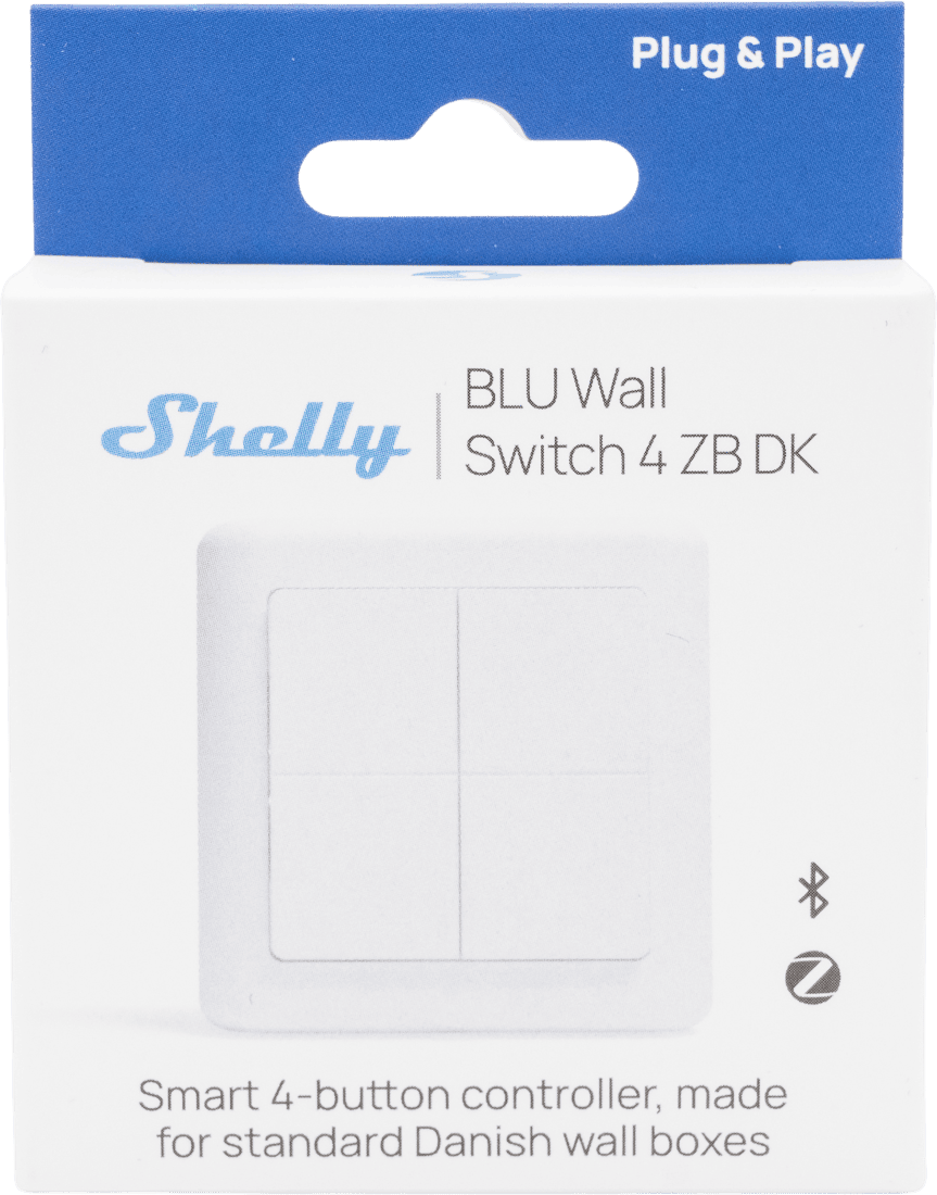 BLU Wall Switch 4 ZB DK valkoinen - Image 4