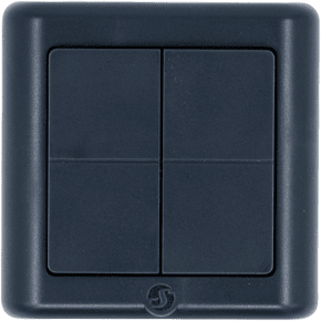 BLU Wall Switch 4 ZB DK tumma harmaa