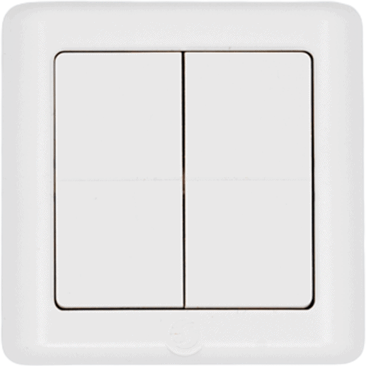 BLU Wall Switch 4 ZB DK valkoinen