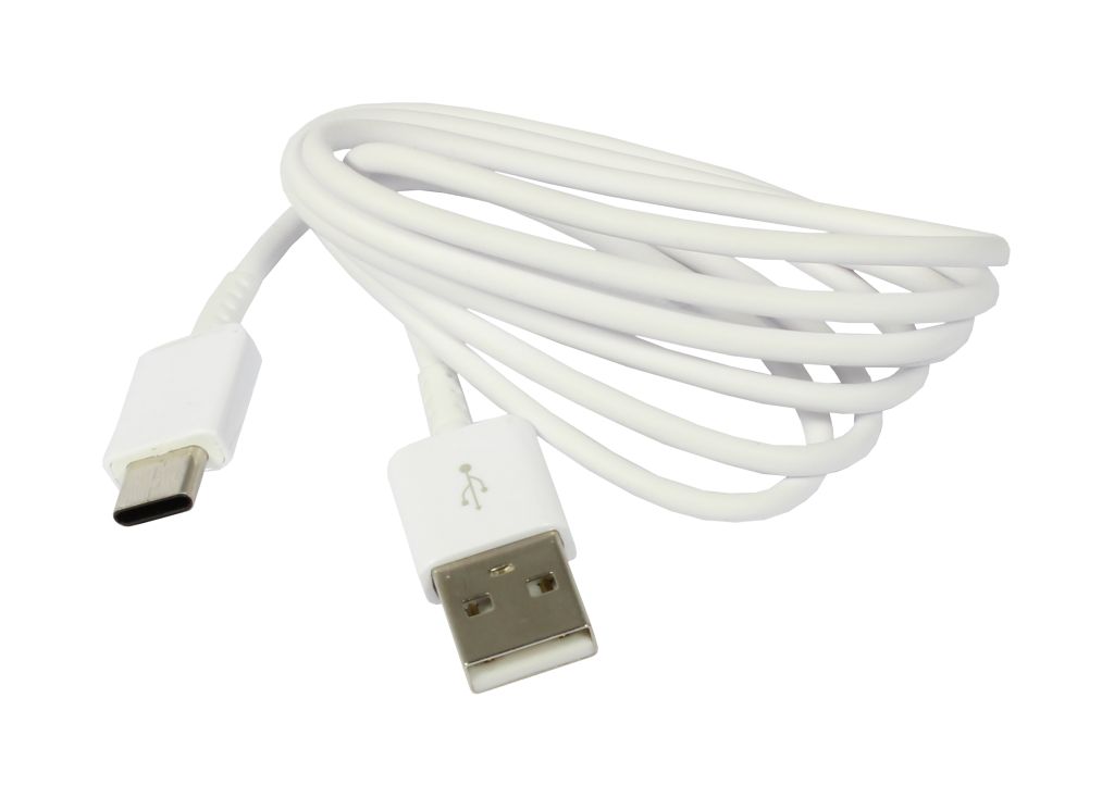Synergy 21 USB-kaapeli USB-A -> USB-C (USB2.0) valkoinen 1m