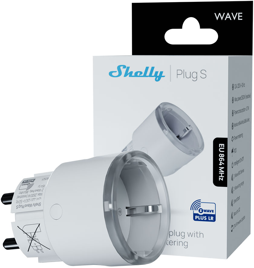 Wave Plug S valkoinen Z-wave pistorasiaohjain