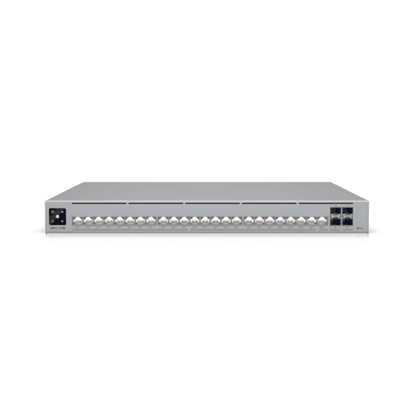 Ubiquiti Switch full managed Layer3 28 Port • 22x 2,5 GbE • 2x 10 GbE • PoE Budget 600W • 24x PoE bt • 4x SFP+ • 19" • UniFi • USW-Pro-HD-24-PoE