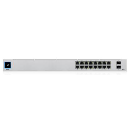 Ubiquiti Switch smart managed Layer2 18 Port • 16x GbE • PoE Budget 42W • 8x PoE at • 2x SFP • 19" • Lüfterlos • UniFi • USW-16-POE - Image 4