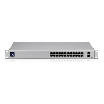 Ubiquiti Switch smart managed Layer2 26 Port • 24x GbE • 2x SFP • 19" • Lüfterlos • UniFi • USW-24 - Image 2