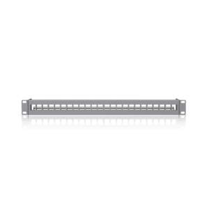 Ubiquiti Blank 24-Port Keystone Patch Panel / for UniFi rack-mount equipment / 1U / UACC-Rack-Panel-Patch-Blank-24