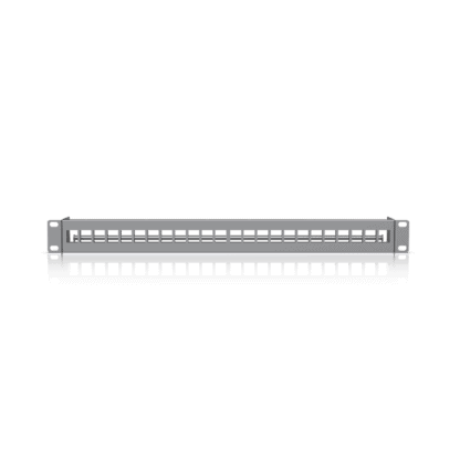 Ubiquiti Blank 24-Port Keystone Patch Panel / for UniFi rack-mount equipment / 1U / UACC-Rack-Panel-Patch-Blank-24