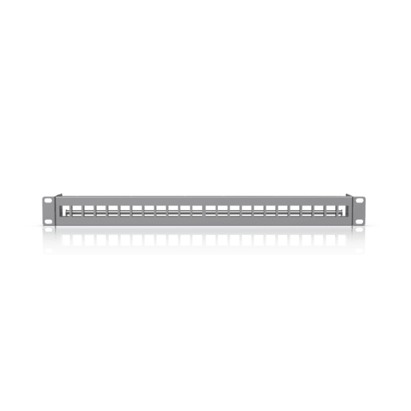Ubiquiti Blank 24-Port Keystone Patch Panel / for UniFi rack-mount equipment / 1U / UACC-Rack-Panel-Patch-Blank-24