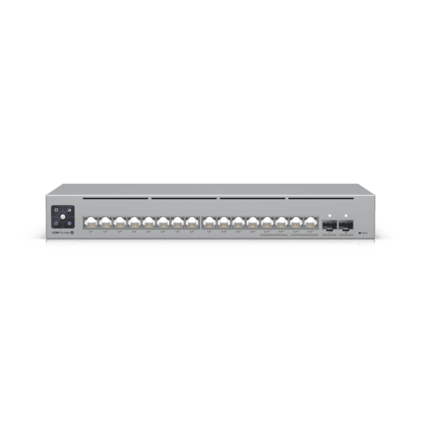 Ubiquiti Switch full managed Layer3 18 Port Â&bull,  4x 2,5 GbE Â&bull, 12x GbE Â&bull, PoE Budget 180W Â&bull, 4x PoE bt Â&bull, 12x PoE at Â&bull, 2x SFP+ Â&bull, UniFi Â&bull, USW-Pro-Max-16-PoE
