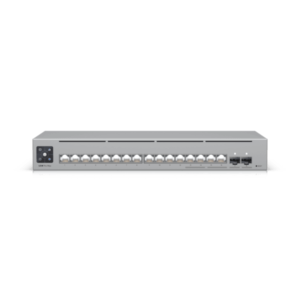 Ubiquiti Switch full managed Layer3 18 Port Â&bull,  4x 2,5 GbE Â&bull, 12x GbE Â&bull, 2x SFP+ Â&bull, Desktop Â&bull, Lüfterlos Â&bull, UniFi Â&bull, USW-Pro-Max-16