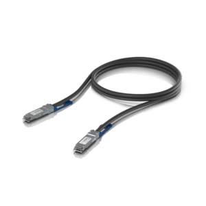 Ubiquiti UniFi Direct Attach Copper Cable (DAC) Â&bull, 100Gbps Â&bull, 1m Â&bull, QSFP28 Â&bull, UACC-DAC-QSFP28-1M