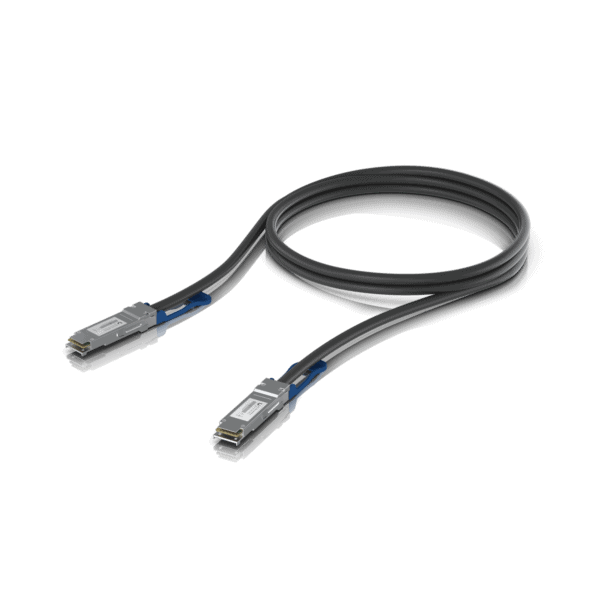 Ubiquiti UniFi Direct Attach Copper Cable (DAC) Â&bull, 100Gbps Â&bull, 1m Â&bull, QSFP28 Â&bull, UACC-DAC-QSFP28-1M