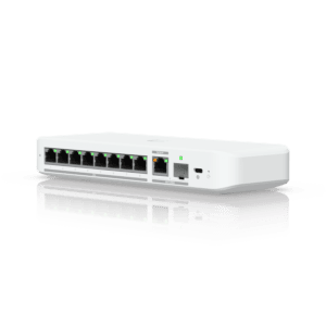 Ubiquiti Switch smart managed Layer2 9 Port Â&bull, 8x  2,5 GbE Â&bull, 1x 10 GbE PoE at In Â&bull, Desktop Â&bull, Lüfterlos  Â&bull, UniFi Â&bull, USW-Flex-2.5G-8