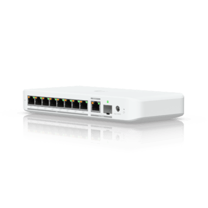 Ubiquiti Switch smart managed Layer2 9 Port Â• 8x  2,5 GbE PoE+ Â• 1x 10 GbE PoE bt In Â• Desktop Â• Lüfterlos  Â• UniFi Â• USW-Flex-2.5G-8-PoE