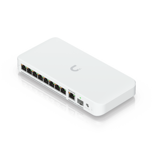 Ubiquiti Switch smart managed Layer2 9 Port Â&bull, 8x  2,5 GbE PoE+ Â&bull, 1x 10 GbE PoE bt In Â&bull, Desktop Â&bull, Lüfterlos  Â&bull, UniFi Â&bull, USW-Flex-2.5G-8-PoE - Image 4