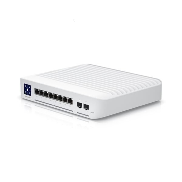 Ubiquiti Switch full managed Layer3 10 Port &bull, 8x 2,5 GbE &bull, PoE Budget 120W &bull, 8x PoE at &bull, 2x SFP+ &bull, Wall &bull, UniFi &bull, USW-Enterprise-8-POE