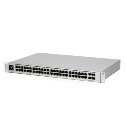 Ubiquiti Switch full managed Layer3 52 Port • 48x GbE • 4x SFP+ • 19" • Lüfterlos • UniFi • USW-Pro-48