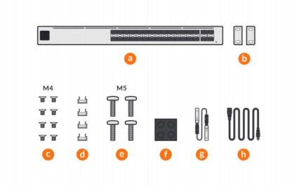 Ubiquiti Switch full managed Layer3 32 Port • 4x SFP28 • 28x SFP+ • 19" • UniFi • USW-Pro-Aggregation - Image 6