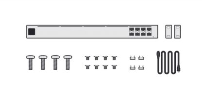 Ubiquiti Switch full managed Layer2 8 Port • 8x SFP+ • 19" • Lüfterlos • UniFi • USW-Aggregation - Image 6